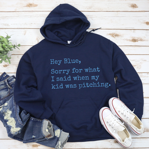 Pitcher Parent Umpire Apology Hoodie