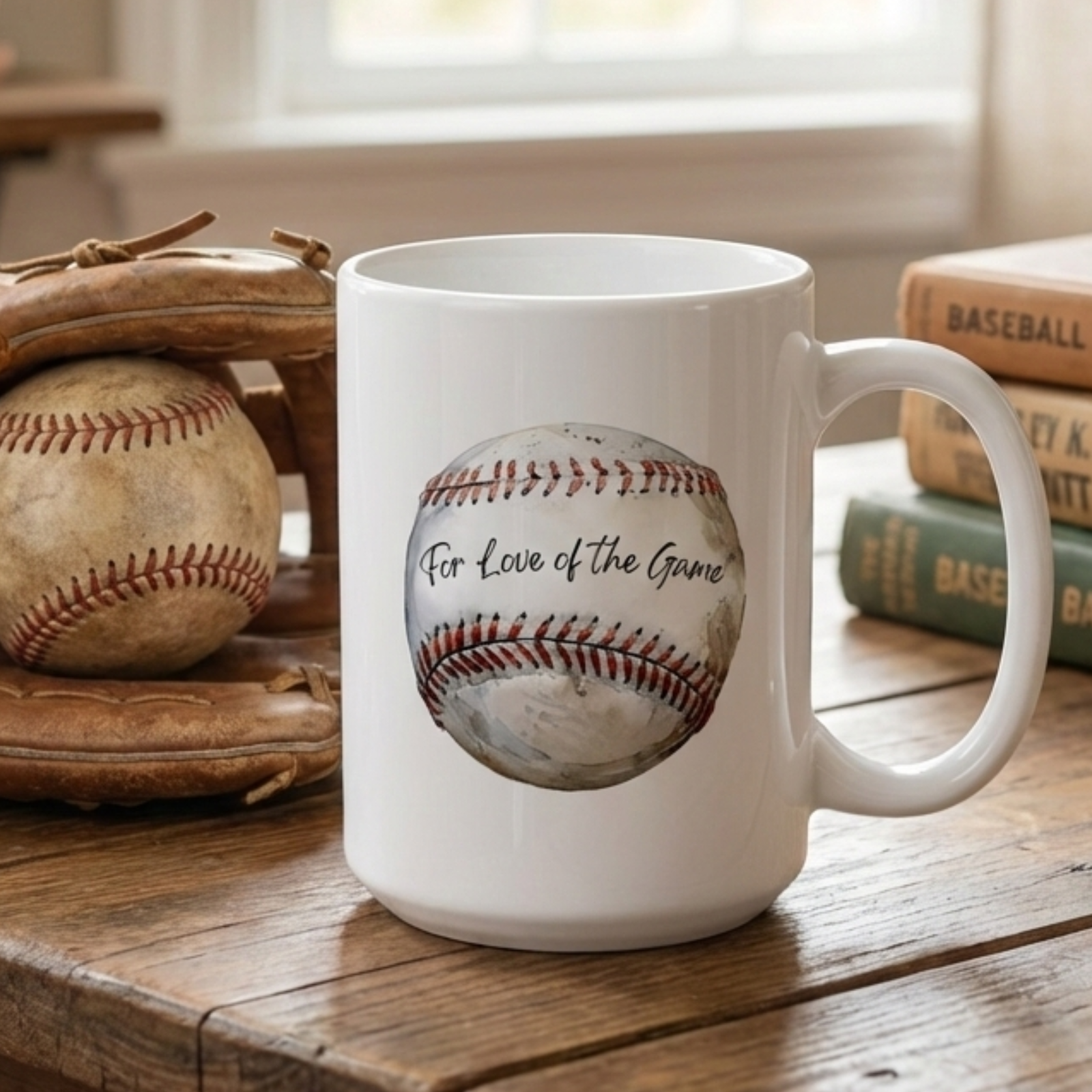 For Love of the Game Baseball Mug