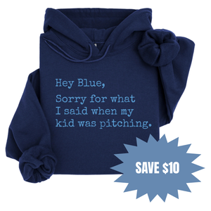 Pitcher Parent Umpire Apology Hoodie