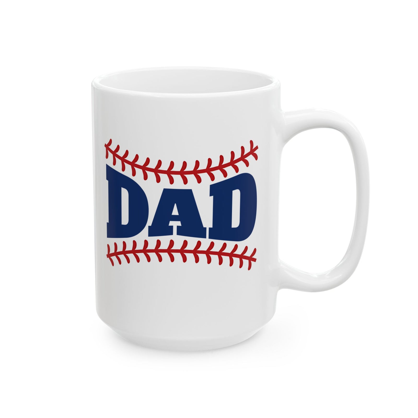 Baseball Dad 15 oz Ceramic Mug