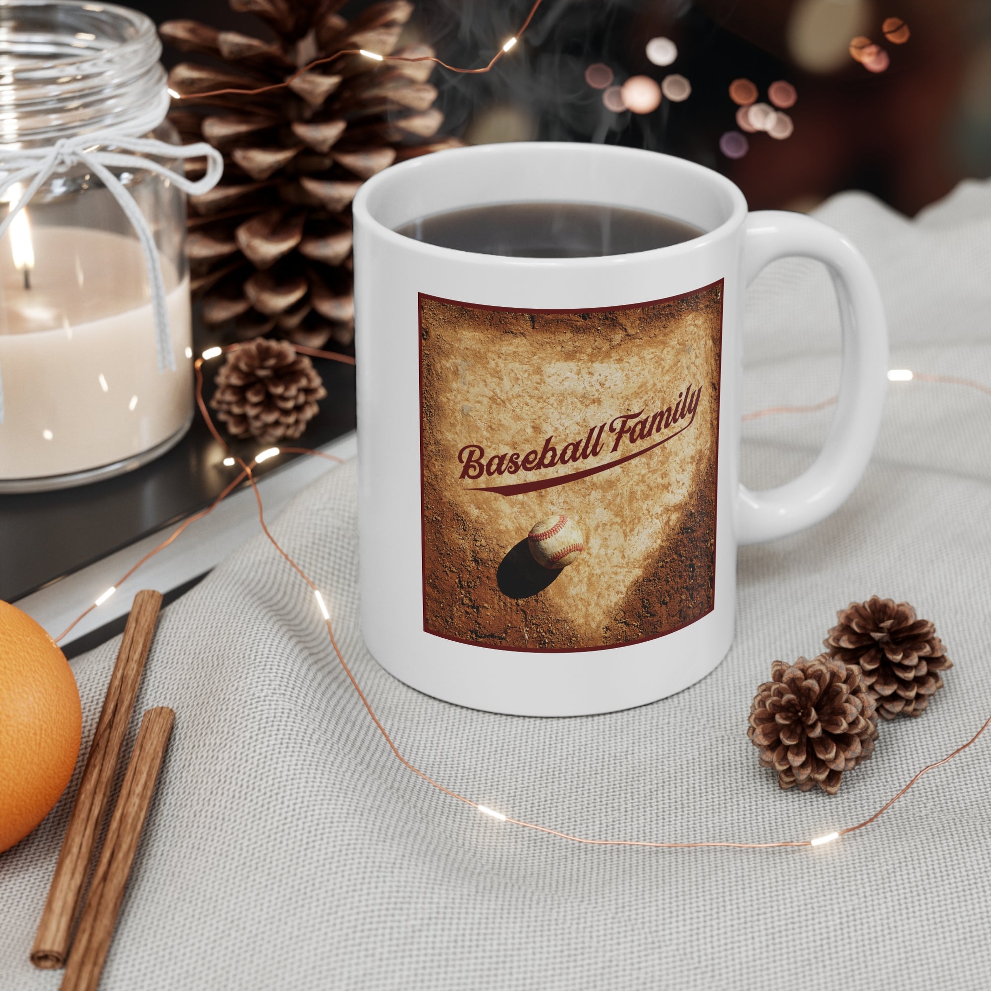 baseball coffee mug for holidays