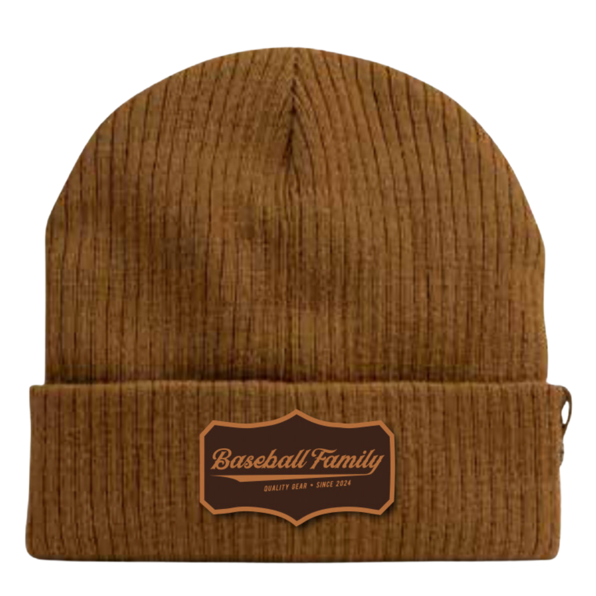 Baseball Family Rib Knit Beanie