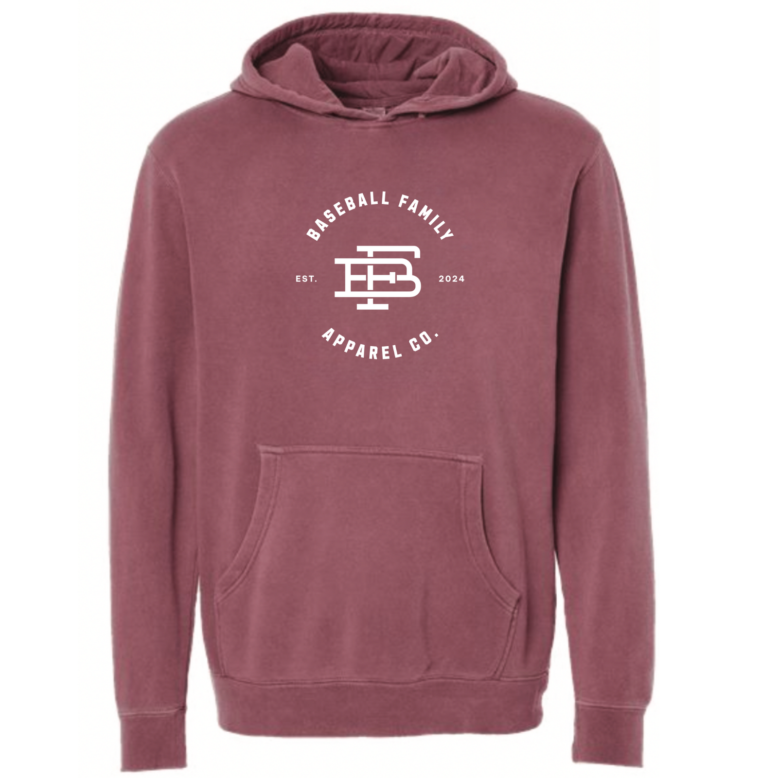 Baseball Family™ Insignia Hoodie - Maroon