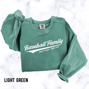 Baseball Family™ Comfort Colors Sweatshirt