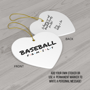 Baseball Friends Ceramic Ornament