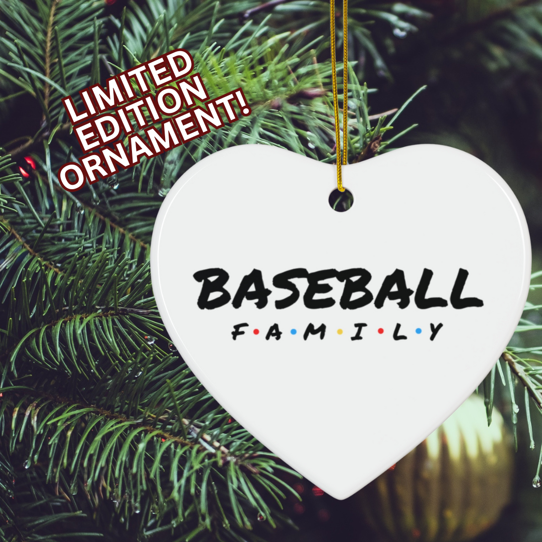 Baseball Friends Ceramic Ornament