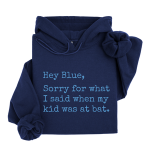 Baseball Parent Umpire Apology Hoodie