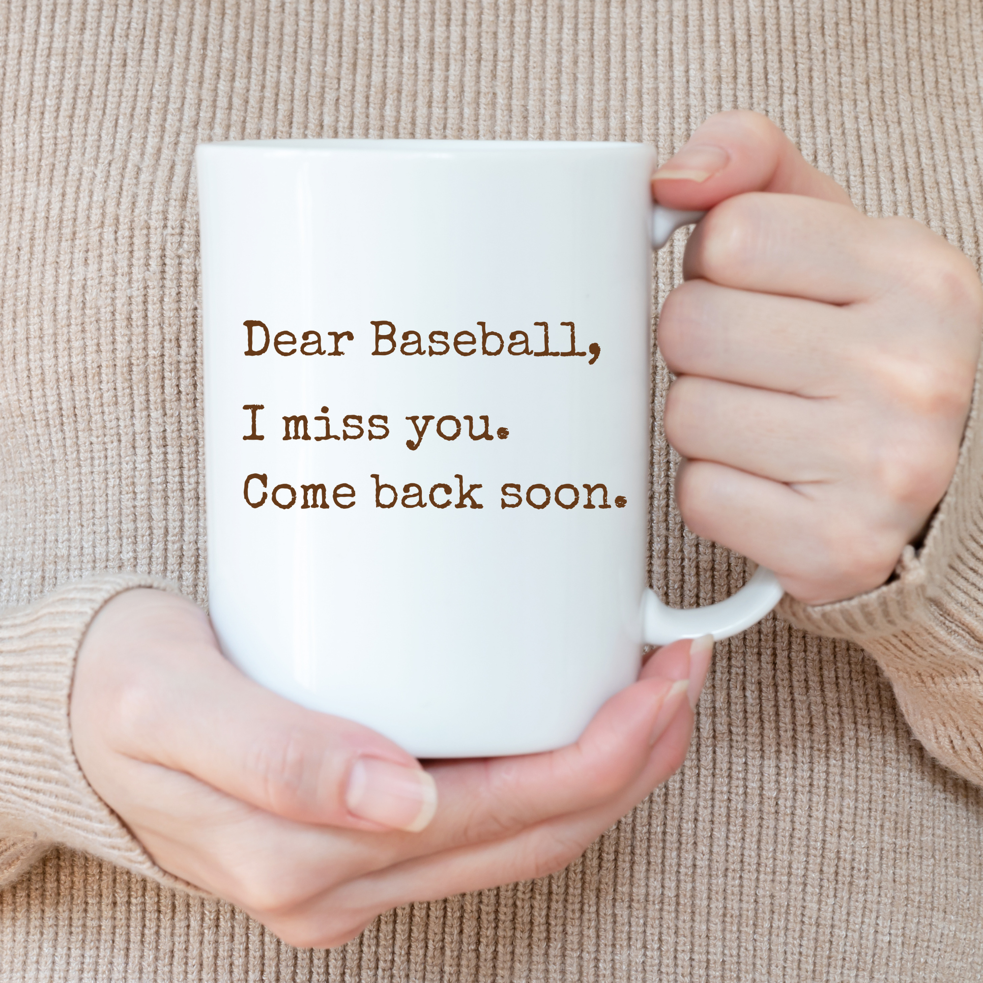 Offseason Baseball 15 oz Ceramic Mug