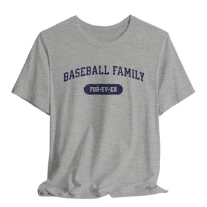 Baseball Family Forever Short Sleeve T Shirt