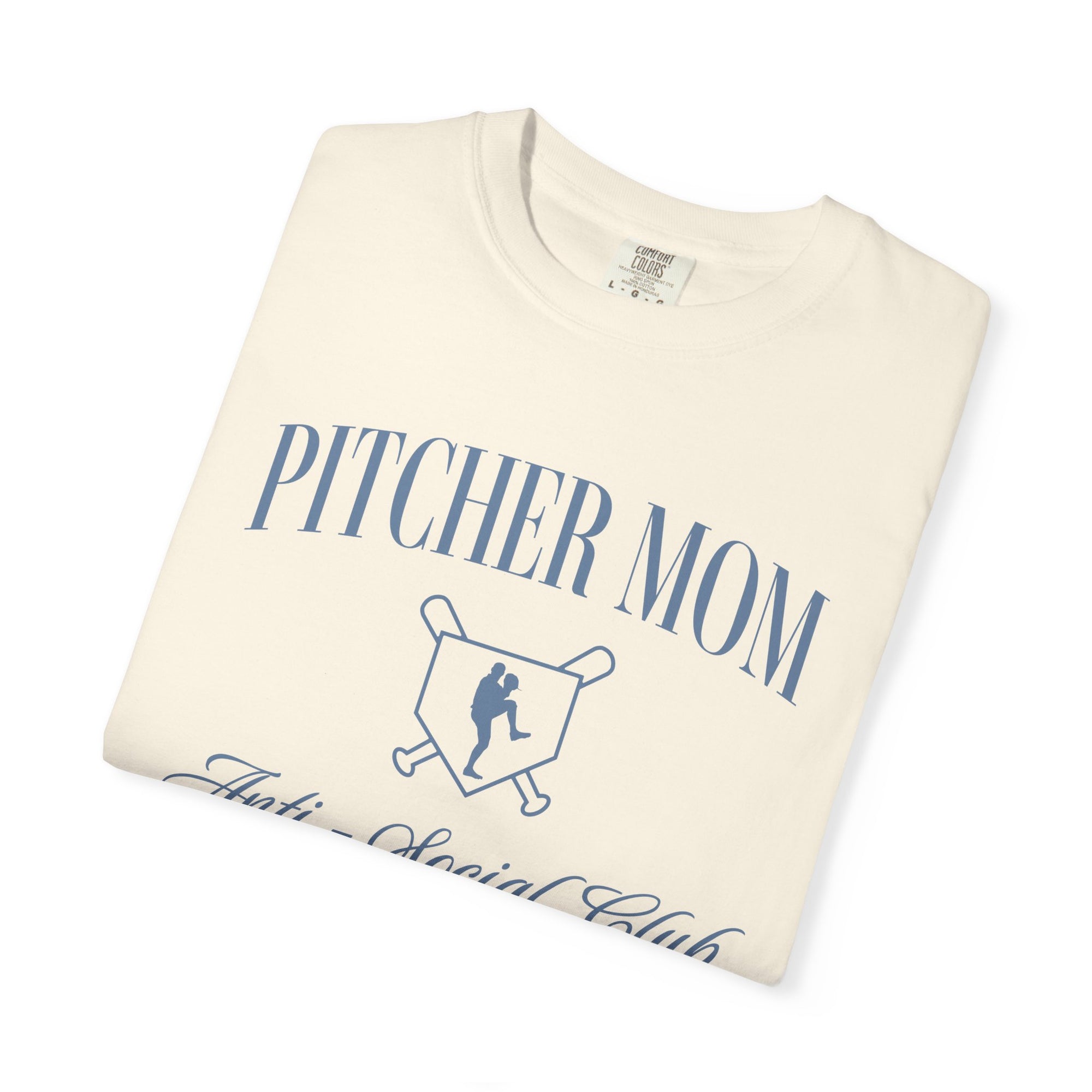 Pitcher Mom Anti Social Club Comfort Colors Tee