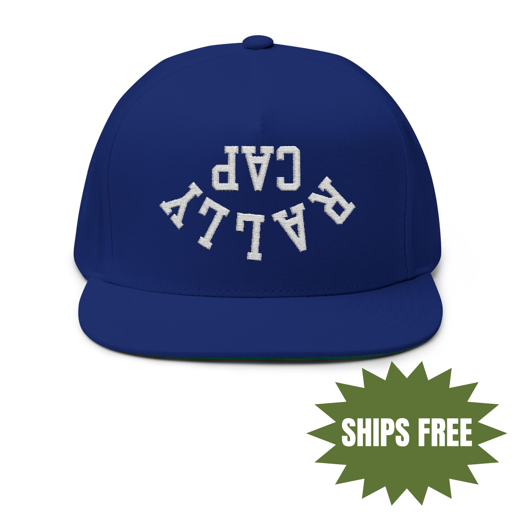 Upside Down Baseball Rally Cap