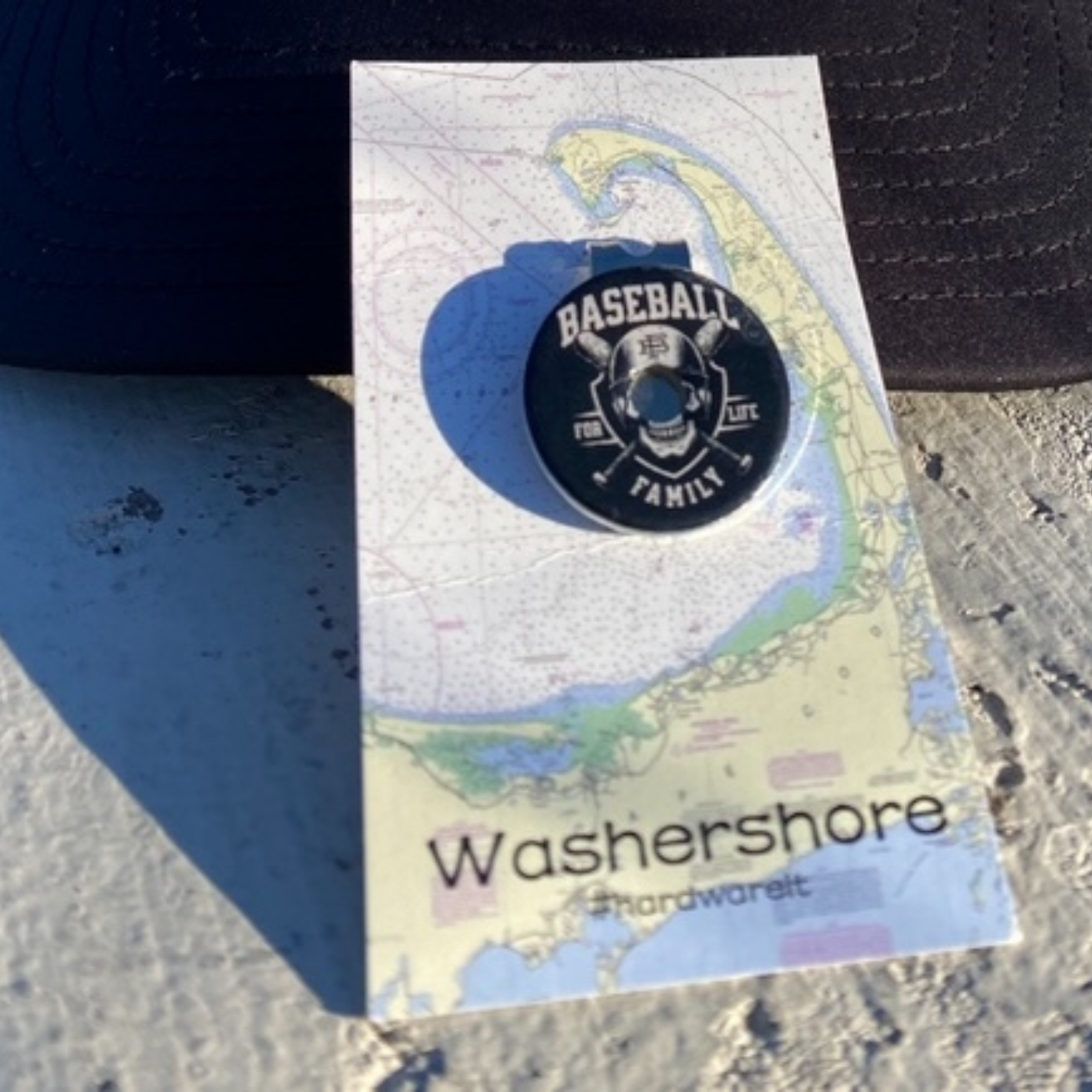 Baseball Family For Life Magnetic Golf Marker